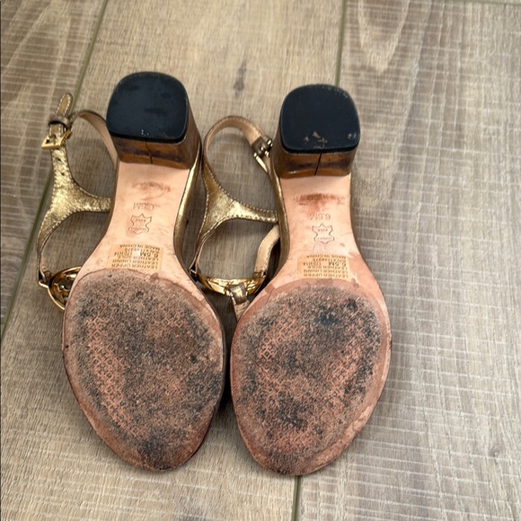 Tory Burch Women's Gold Sandals - Picture 3 of 3